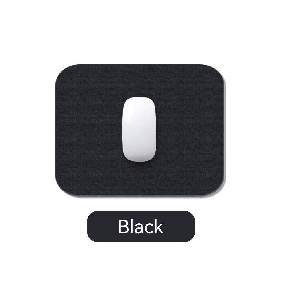 Офисный коврик для мыши небольшого размера, красочный двухсторонний водонепроницаемый защитный коврик для рабочего стола, нескользящий коврик для мыши из искусственной кожи для портативных ПК