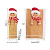 Flannel Gingerbread Man Refrigerator Handle Decoration - Christmas Gift