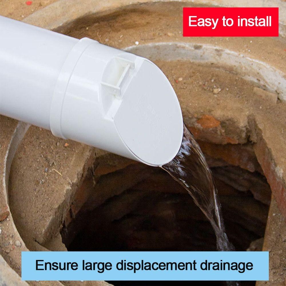 Multifunctional Drainage Pipe Floor Drains Rain Pipe Cap Outdoor Balcony Bathroom Accessory