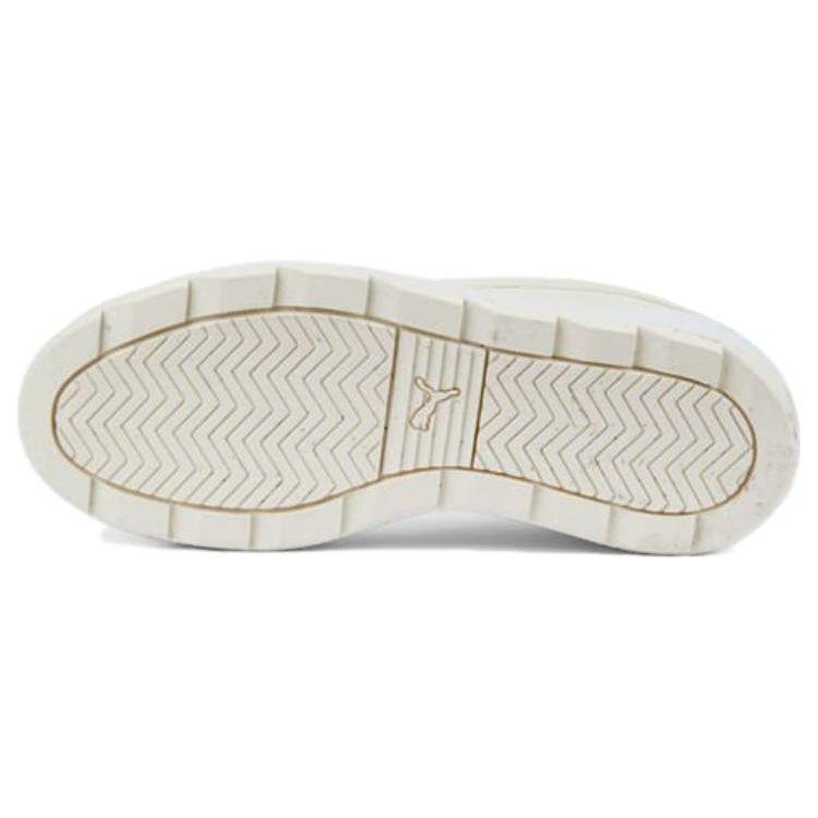 Puma Karmen Прочные кеды с низким верхом и противоскользящей подошвой Женские кроссовки Молочно-белые 386657-02