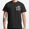 Men Fashion Casual Short Sleeves Who Ho Black Tees Oversized T-shirts