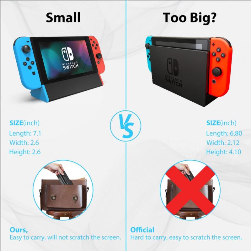 VAORLO Для Nintendo Switch/переключателя OLED, замена док-станции для телевизора с адаптером HDMI 4K/портом типа C/портом USB игровые аксессуары