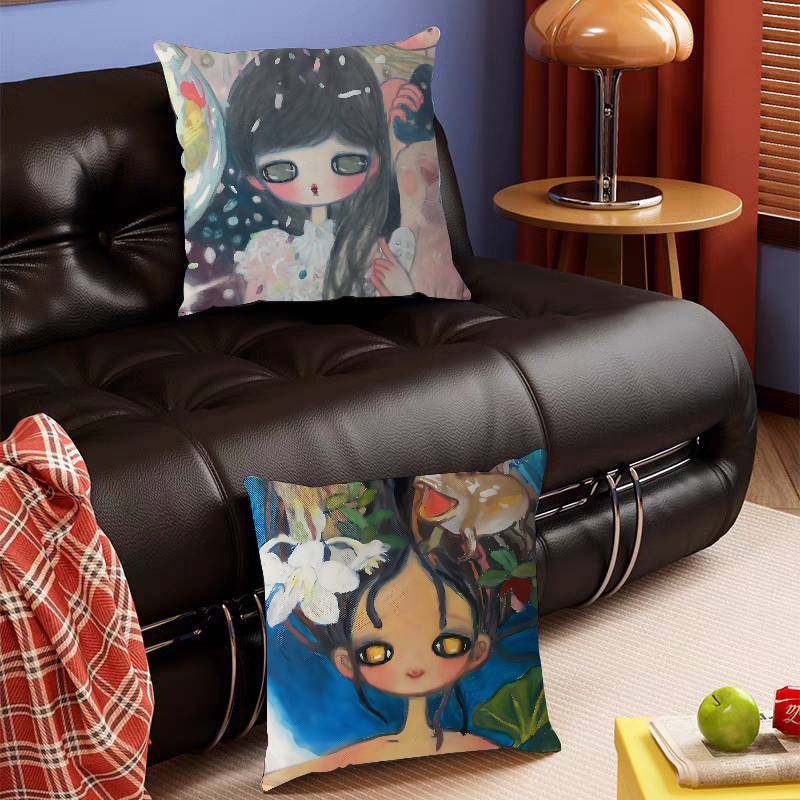 A-ya Anime TakanoS Pillow Case Removable Washable Cushion Cover – All-Season Soft Linen