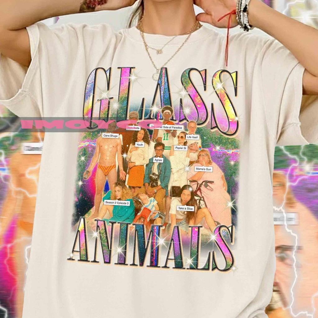 Glass Animals Band T-Shirt, Retro 90s Style