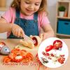 Sliceable Play Cutting Food Set Peelable Peelable Food Toys Kitchen Play Food  Parent Child Game