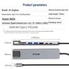 USB-док-станция: 8-в-1 HDMI, Ethernet, Многопортовый концентратор-адаптер