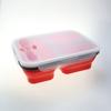Silicone World 1300 мл Силиконовый Складной Портативный Ланч-бокс Большая Вместимость Миска Ланч Бенто-бокс Складной Ланч-бокс Экологичный