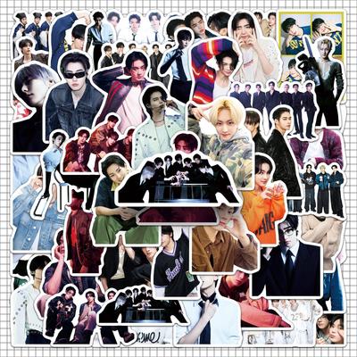 Наклейки корейской айдол-группы Enhypen - 50 листов для самоката, чехла для телефона, стены, DIY-проектов.