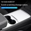 Для Tesla Model 3 2021 22 2023/Model Y Наклейка на центральный пульт управления Защитная наклейка на центральный пульт управления Интерьер автомобиля