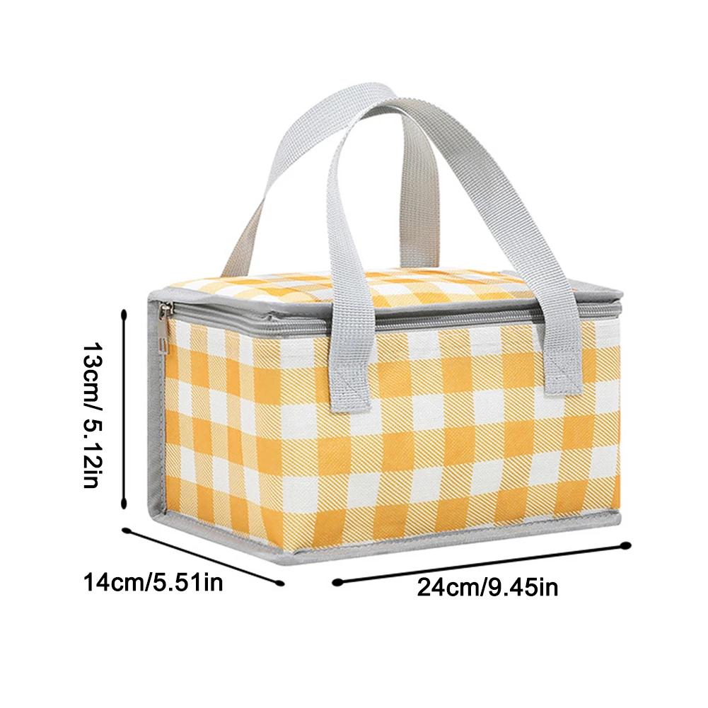 Large Capacity Picnic Insulated Storage Bag Outdoor Camping Food Thermal Pouch BBQ Basket Tote Bag For Camping Lunch Cooler Bags