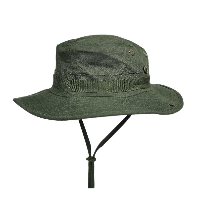 Men's Camouflage Boonie Hat - Tactical Sun Protection for Outdoor Hiking & Fishing