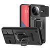 KEYSION Противоударный защитный чехол для POCO F7 Pro Slide Camera Защитное кольцо для объектива Подставка для телефона Задняя крышка для Xiaomi POCO F7 Ultra