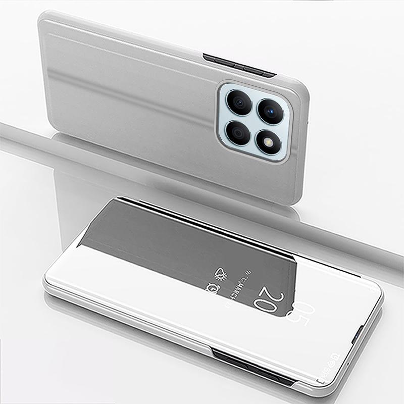 Умный зеркальный противоударный чехол для телефона для Samsung Huawei Honor Xiaomi Redmi iPhone OnePlus Магнитный флип-чехол из искусственной кожи