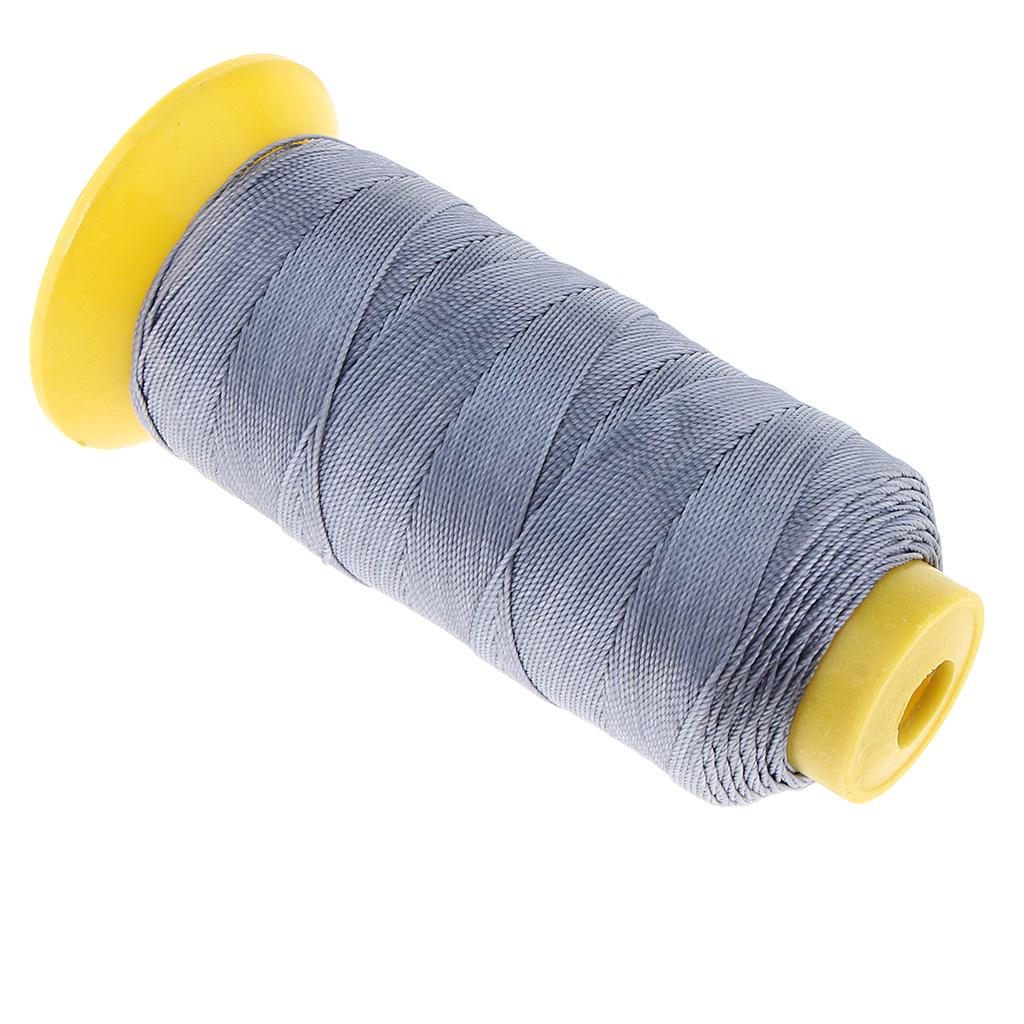 200-метровая нейлоновая швейная нить для обивки из кожи белого цвета