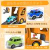 HIWO Construction Vehicle Toy Miniature for Boys and Girls Ages and Includes Carrier and Lights and Indoor Birthday Christmas Available In and Blue