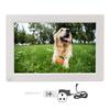 10in Digital Photo Frame White Human Body Induction HD Electronic Photo Frame with Remote Control