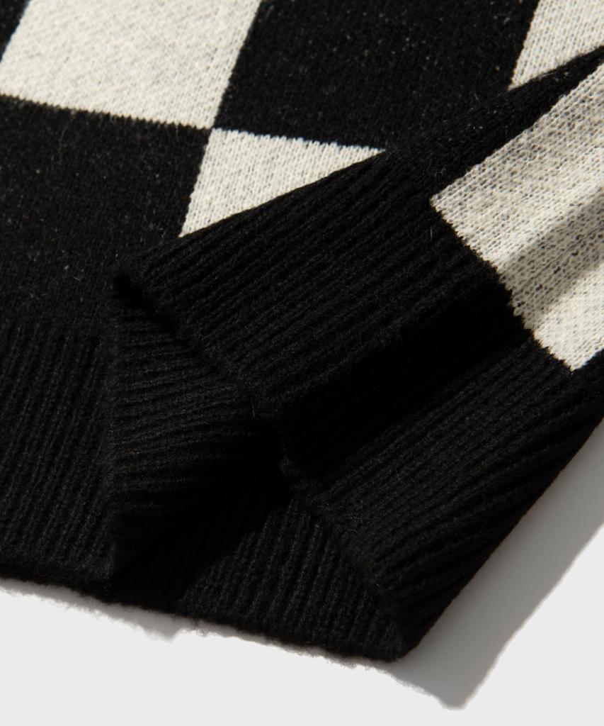 UNLC Check Block Oversized Knit (2 Colors)