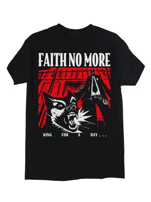 Черная футболка унисекс Faith No More King A Day Fool A Lifetime