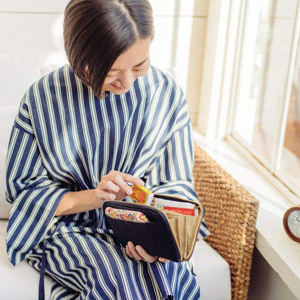 Hobonichi Drawer Pouch, Sister, Black