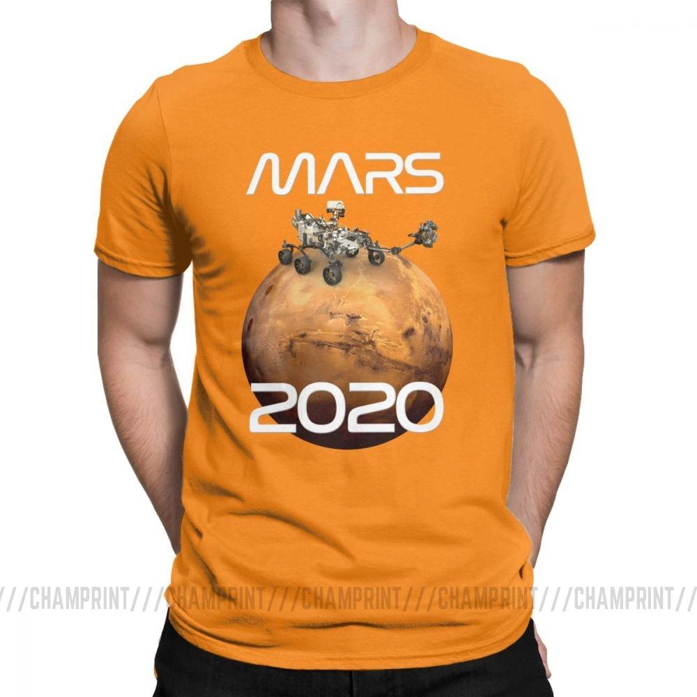 Rover Mission T Shirt For Men Space Explorers Occupy Short Sleeve Awesome Tees