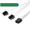5 CABLE PACK PCI-E 8 pin Female to Dual PCI-E 6+2 pin male GPU Power Cable Splitter Graphics, 18 AWG