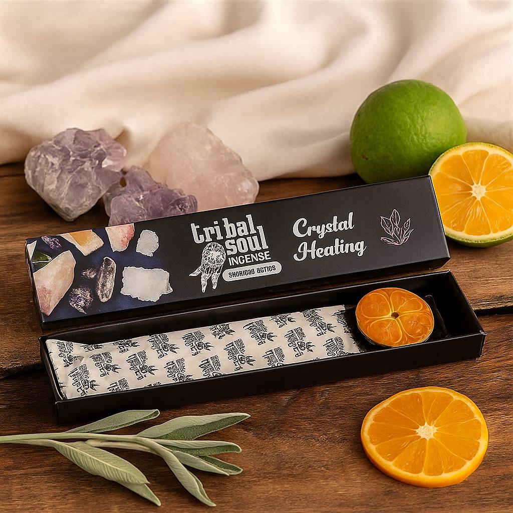 Incense Sticks With Burner Crystal Healing Tribal Soul