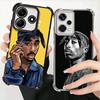 Рэпер 2pac Певец Тупак Мягкий чехол для телефона Для Xiaomi Redmi Note 14 15 Pro Plus 13 12 11S 11T 5G 10 9S 9 Покрытие Противоударный Fundas