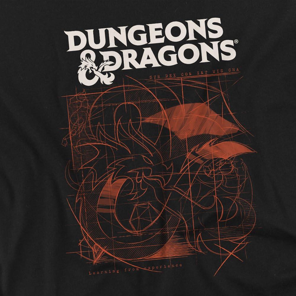 Dungeons & Dragons Мужская футболка с эскизом