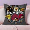 Animation AAAngry Birds Cartoon   Pillow Cushion Cover Pillowcase Living Room Sofa Home Decor Customized
