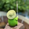 Cartoon Frog Panda Fishing Statue Resin Miniatures Figurine Garden Decor Animal Sculpture  Balcony
