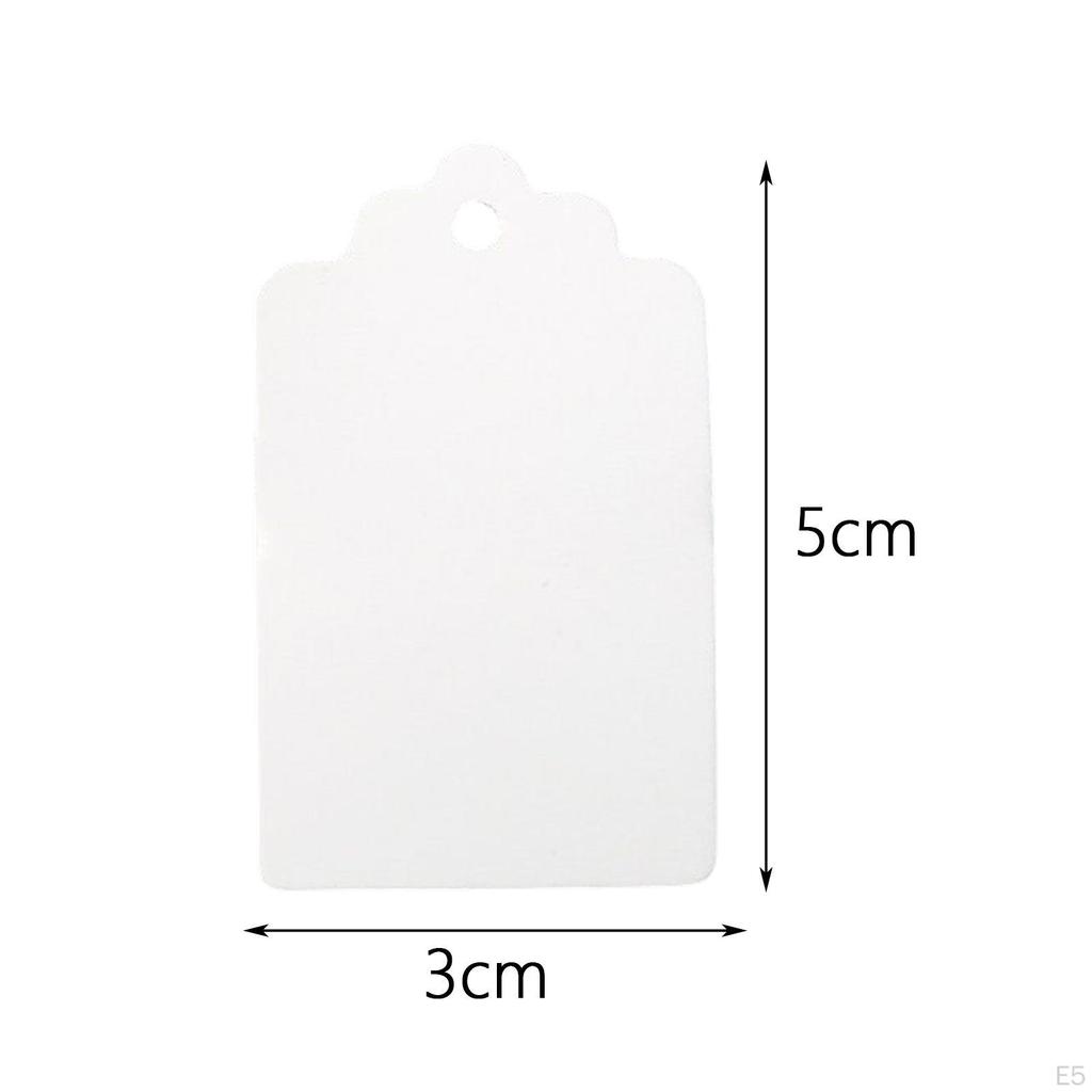 100 Pcs Paper Tags Multipurpose Personalize Vintage Style Hanging for Gift Wrap Baking Party Wedding