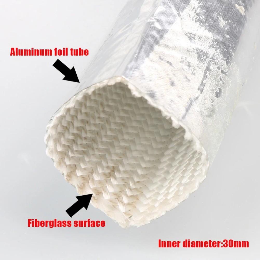 Parking Heater Exhaust Pipe Aluminum Foil Fiberglass Hose Lagging Insulation Kit For Webasto For Eberspacier Accessories