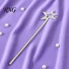 Star Wand for Kids 13 Inches Fairy Kids, Sparkly Rhinestone Magical Stick, Princess Halloween Dress Up Accessories Angel Role Play Costume Birthday