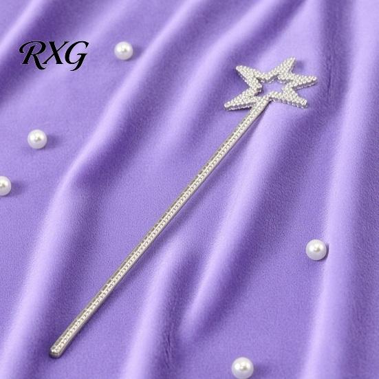 Star Wand for Kids 13 Inches Fairy Kids, Sparkly Rhinestone Magical Stick, Princess Halloween Dress Up Accessories Angel Role Play Costume Birthday