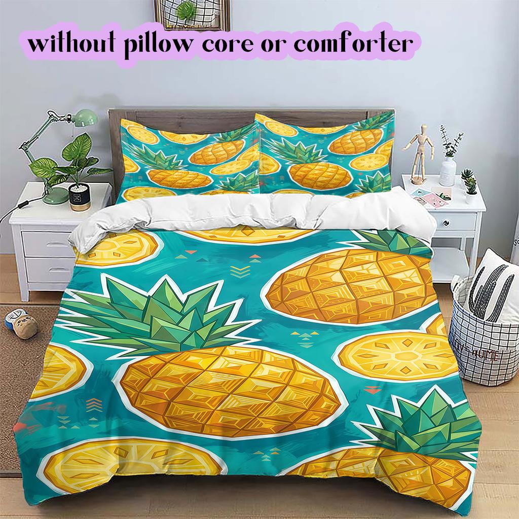Animal Beach Vacation Pattern Bedding,Quilt Set Quilt Cover Pillowcase Home Birthday Gift (1*duvet cover+2*pillowcase,without core)