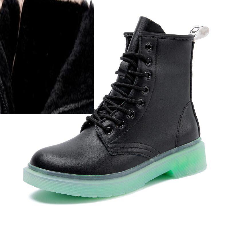 Женские зимние ботинки из натуральной кожи