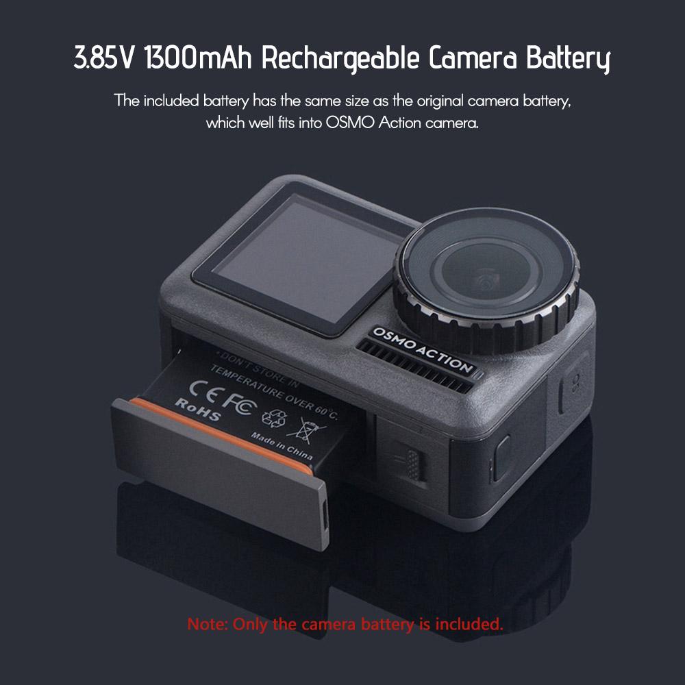 Charging Kit Triple Channel Charger with 2pcs 1300mAh Rechargeable Li-ion Batteries USB Charging