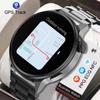 Nfc умные часы мужские Bluetooth вызов спортивные GPS трек часы женские пульсометр ЭКГ PPG умные часы для Huawei Xiaomi Apple
