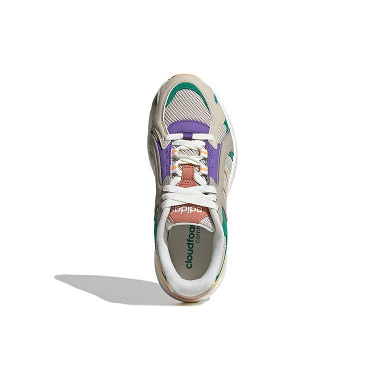 Adidas Neo Crazychaos Shadow 2.0 Lightweight Sports Casual Shoes Women Sneakers White Gray Green HP7486