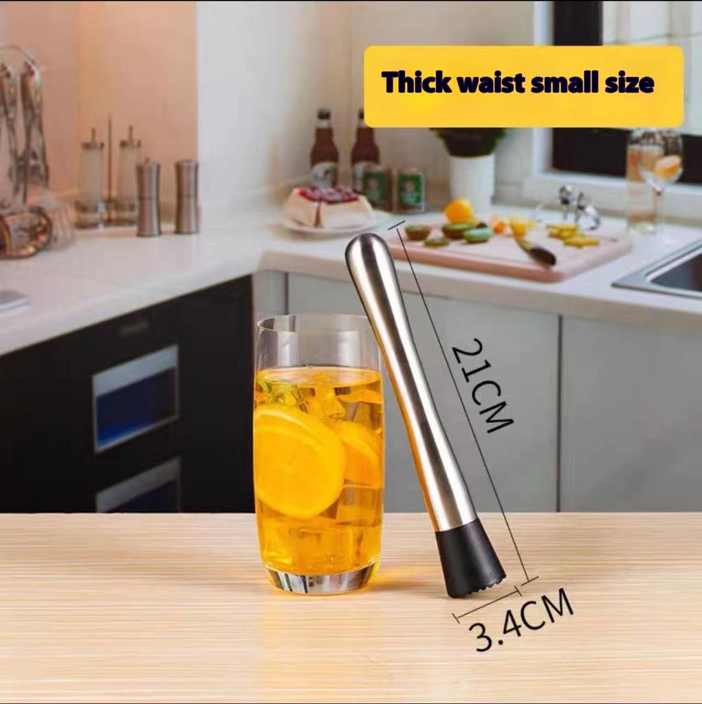 Молоток для лимона из нержавеющей стали, дробленый фруктовый мороженый, бар для молока, чая, дробилка для коктейлей, палочка для смешивания