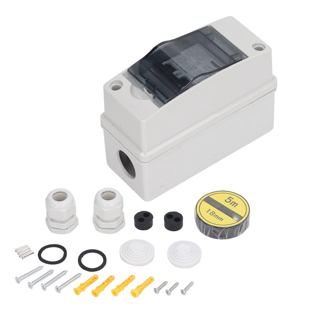 Автоматический выключатель 2P 16A IP65 Водонепроницаемый Отключающий выключатель для солнечных батарей PV с распределительной коробкой DC 12?400В