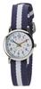 [Clefer] Analogue Watch for Kids, Educational Watch, Waterproof, Nylon Strap, White Dial, Kids, NB-AK219-A, Girls, Blue