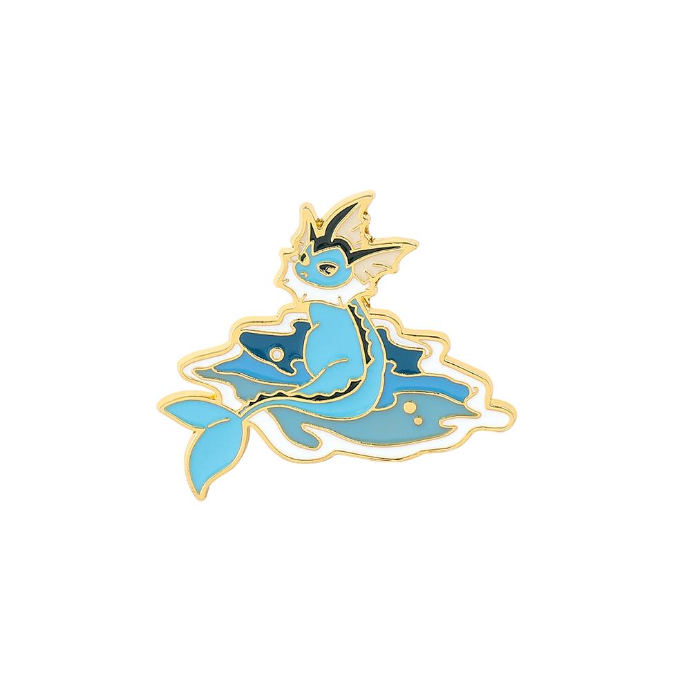 Эмалевые значки Eeveelution Eevee из аниме, Мультяшная металлическая брошь, Значок Модные украшения, Аксессуары для одежды, шляпы, рюкзака, Подарки