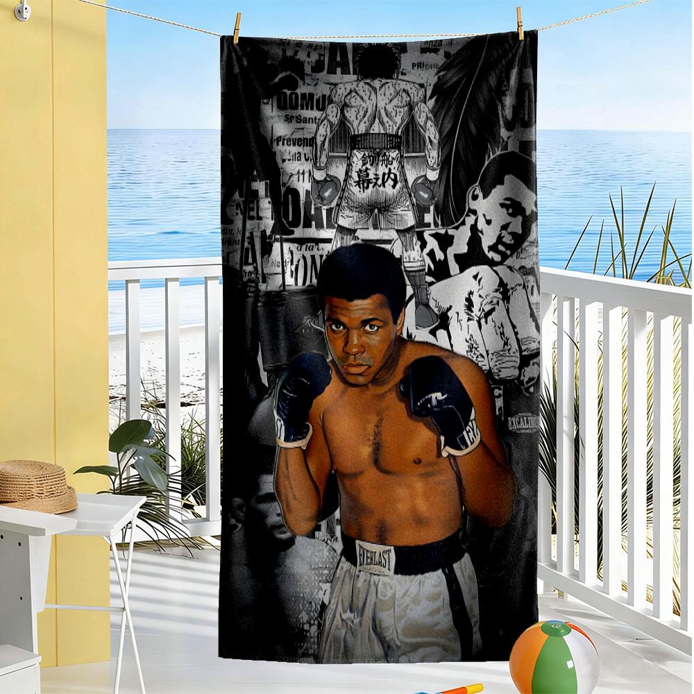 Legendary Boxer Beach Towel Super Soft & Absorbent Comfortable Lightweight