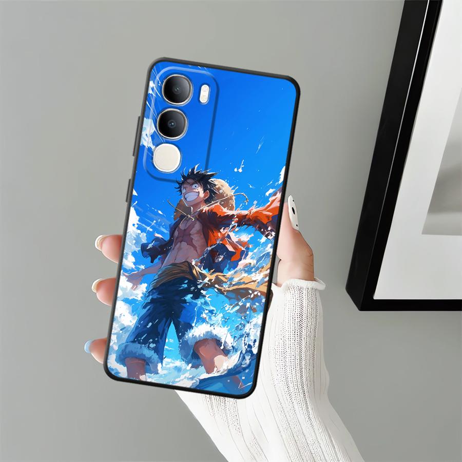 Чехол для телефона для Vivo Y52S Y93 Y71 Y91 Y75 Y81 Y50 Y95 Y51S Y78 V27 V21E V23 V25 V30 V29 Y53S Крутой Аниме Зоро