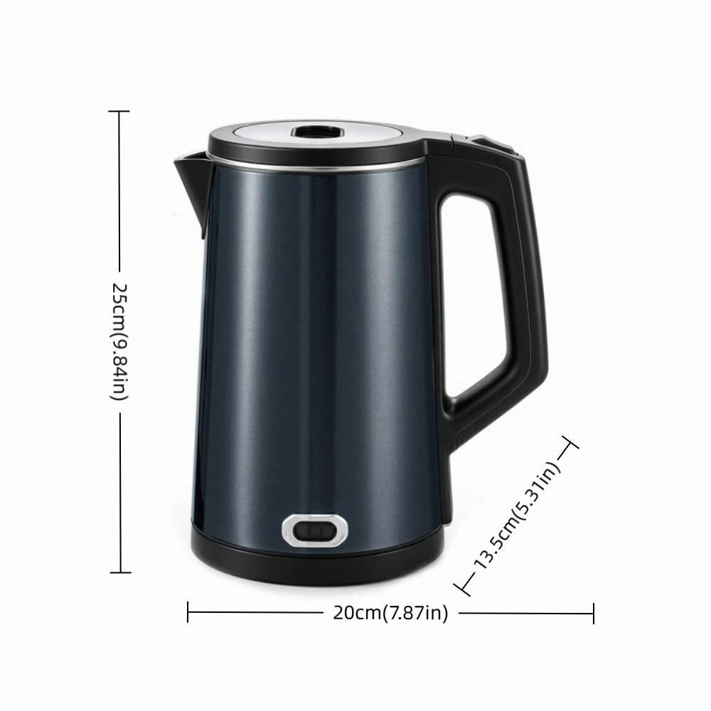 Stainless Steel Electric Kettle Heat Protection Tea Pot Electric Stainless Steel Kettle Indoor