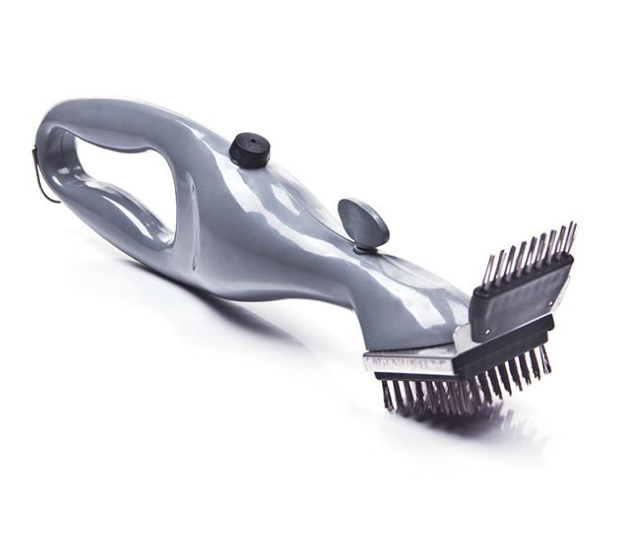BBQ Grill Brush Water Spray Cleaning Brush Portable Stainless Steel Steam Grill Brush for Deep Cleaning BBQ Grill Kitchen Tool