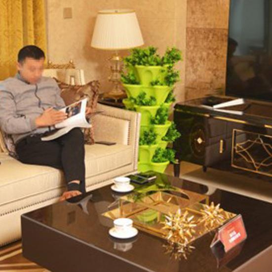 1 комплект садового горшка с колесиками, штабелируемый многослойный садовый горшок для клубники и трав, хозяйственные товары