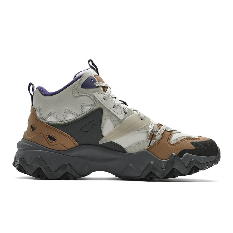 Fila Oakmont Mid Удобные Универсальные Флисовые Повседневные Кроссовки Мужские коричневые F12M442111FIT