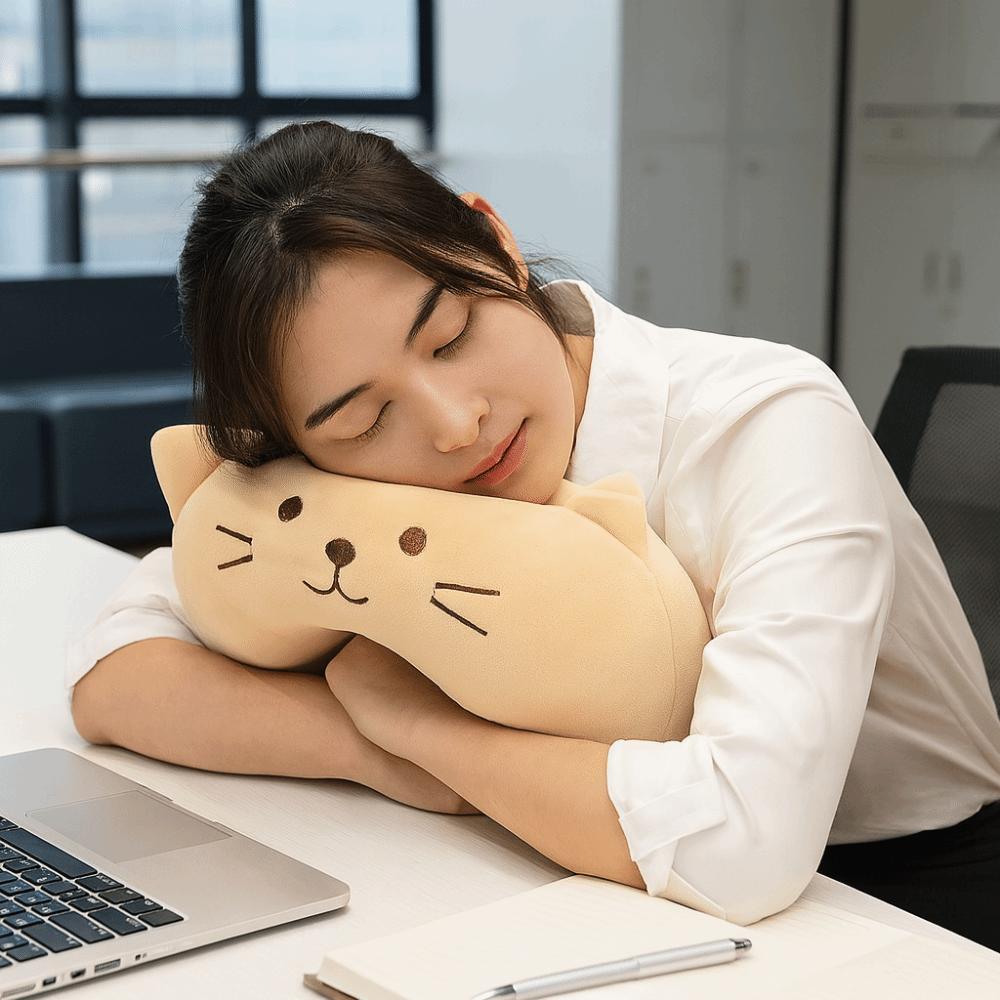 Soft Plush Travel Pillow Portable Neck Pillow Travel Package U-shaped Pillow Camping